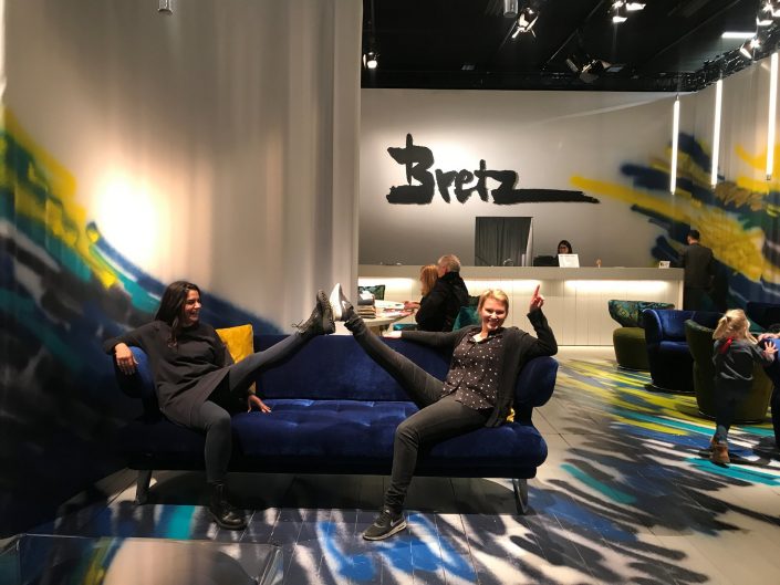 Bretz Köln Möbelmesse IMM 2018 Croissant bluemoon